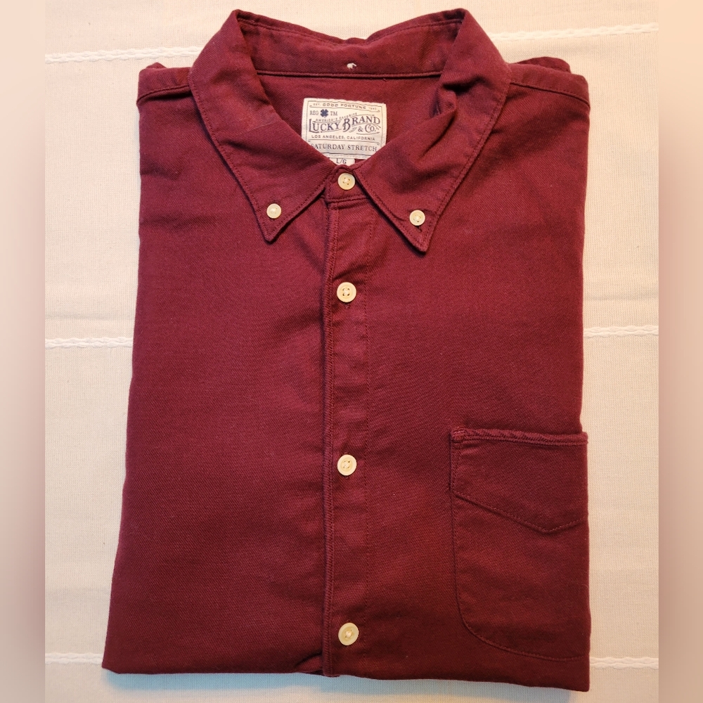L Men's button-down, Lucky brand, shirt
